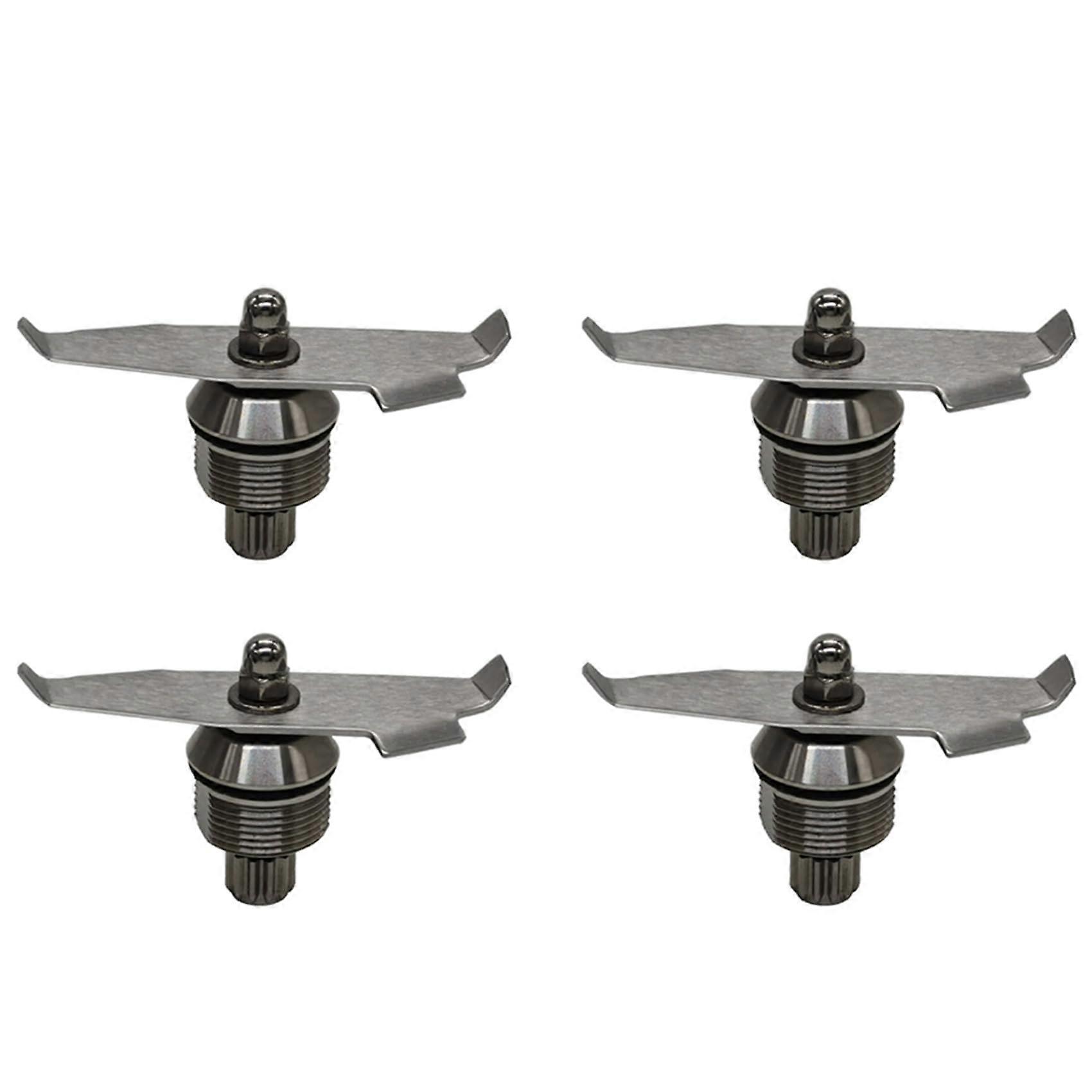 4X Stainless Steel Blender Blades Compatible with Juicer Parts Accessories, Durable Replacement Knife Set