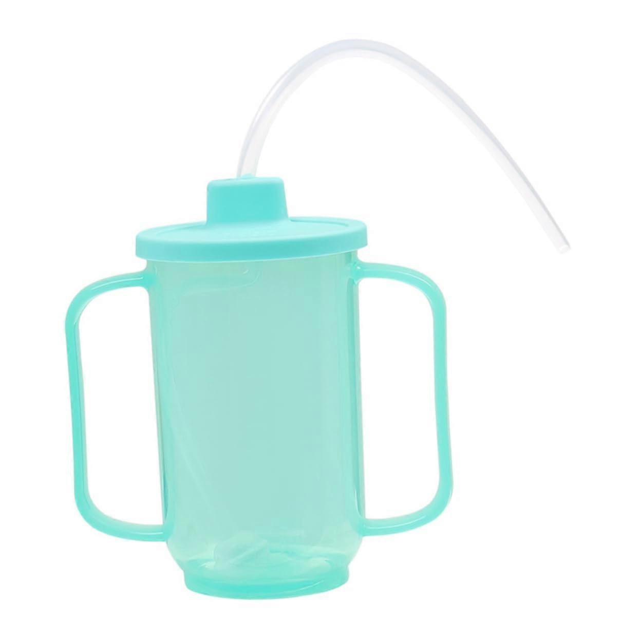 防漏饮水杯 专为老年人,失禁人群及孕妇设计的符合人体工学易握持水杯 适用于喝水,粥等'