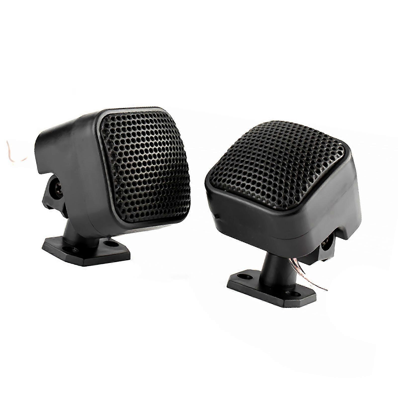 2pcs Car Small Square Speaker Loud o Music Tweeter Loudspeaker 500W