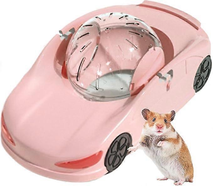 Exercise Wheel For Hamsters, Silent Small-Pet Wheel, Pink Transparent Hamster Running Ball, For Ferrets And Animals