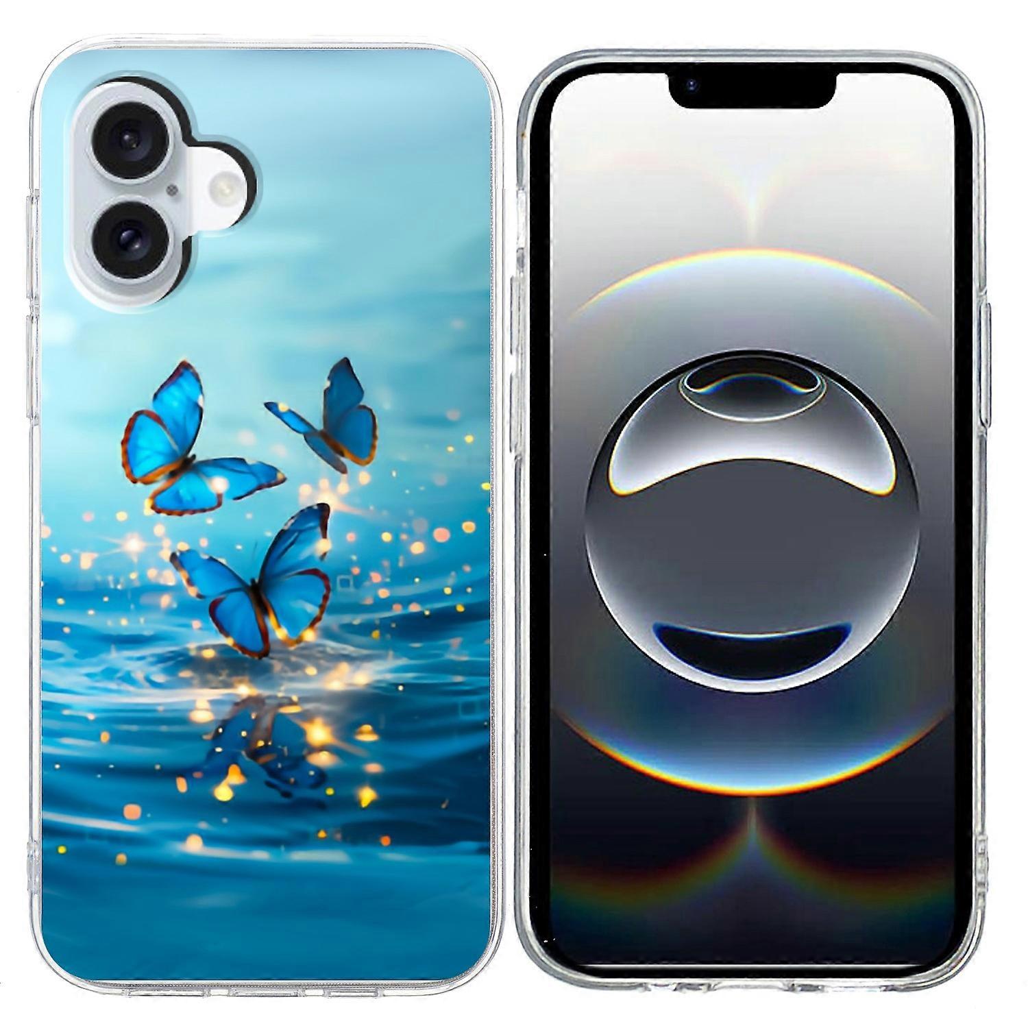 For iPhone 17 Case Pattern Printing Shockproof Soft TPU Phone Cover