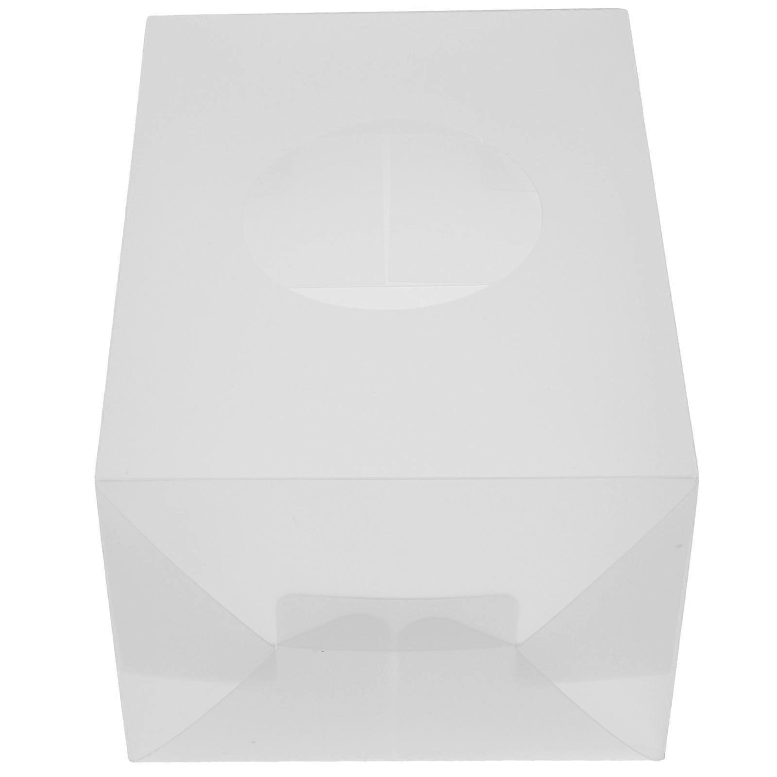 Party Raffle Box Square Raffle Ball Game Box Multifunctional Game Supply White 22.00X16.00X12.00CM Money Saving 1Set