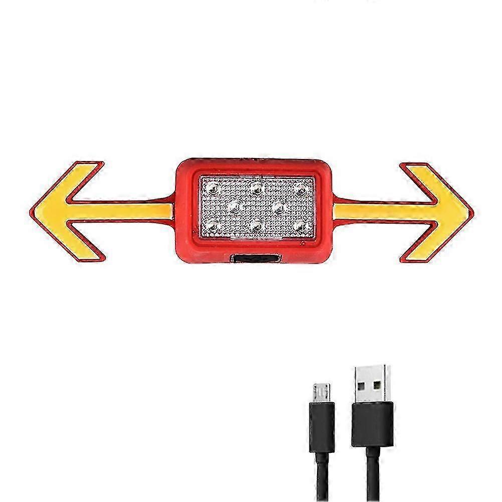 Helmet Light With Turn Signal, Bike Turn Signals And Tail Lights With Wireless Remote Control, Rechargeable Warning Tail Lights