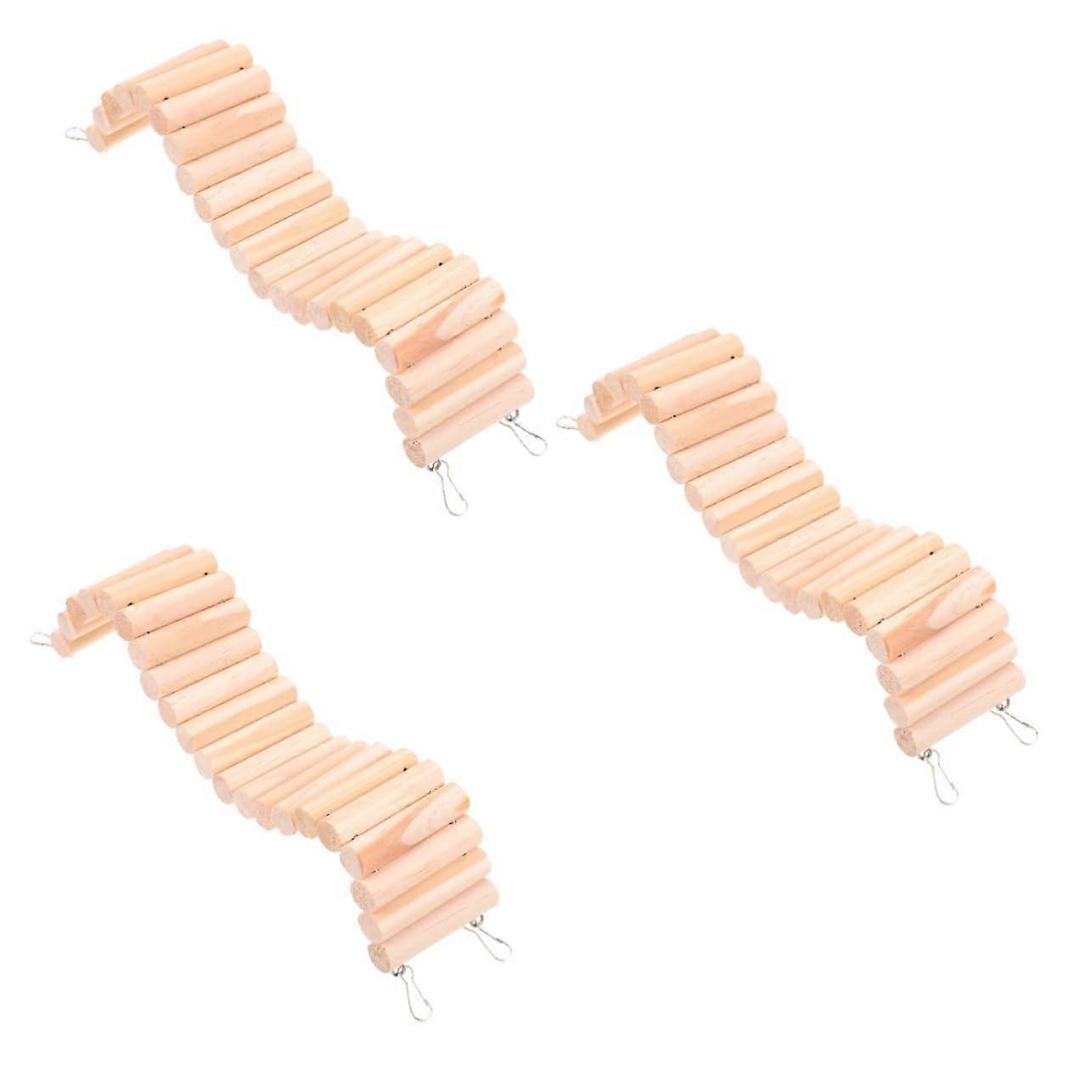 Hamster Log Ladder Rat Funny Chinchilla Ladder Rabbit Toy Climbing Ladder