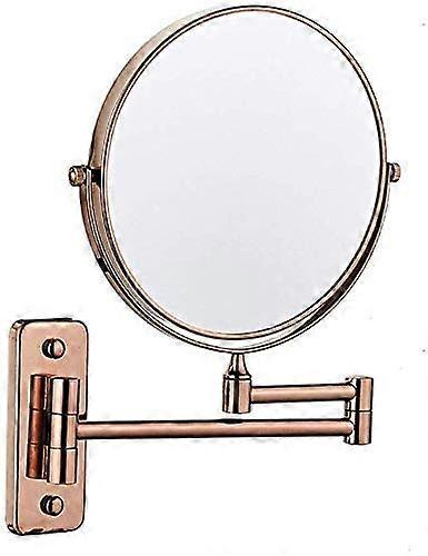 8 Inch Makeup Mirror Double-Sided Swivel Pull-Out Foldable With 3x 1x Magnification For Bathroom