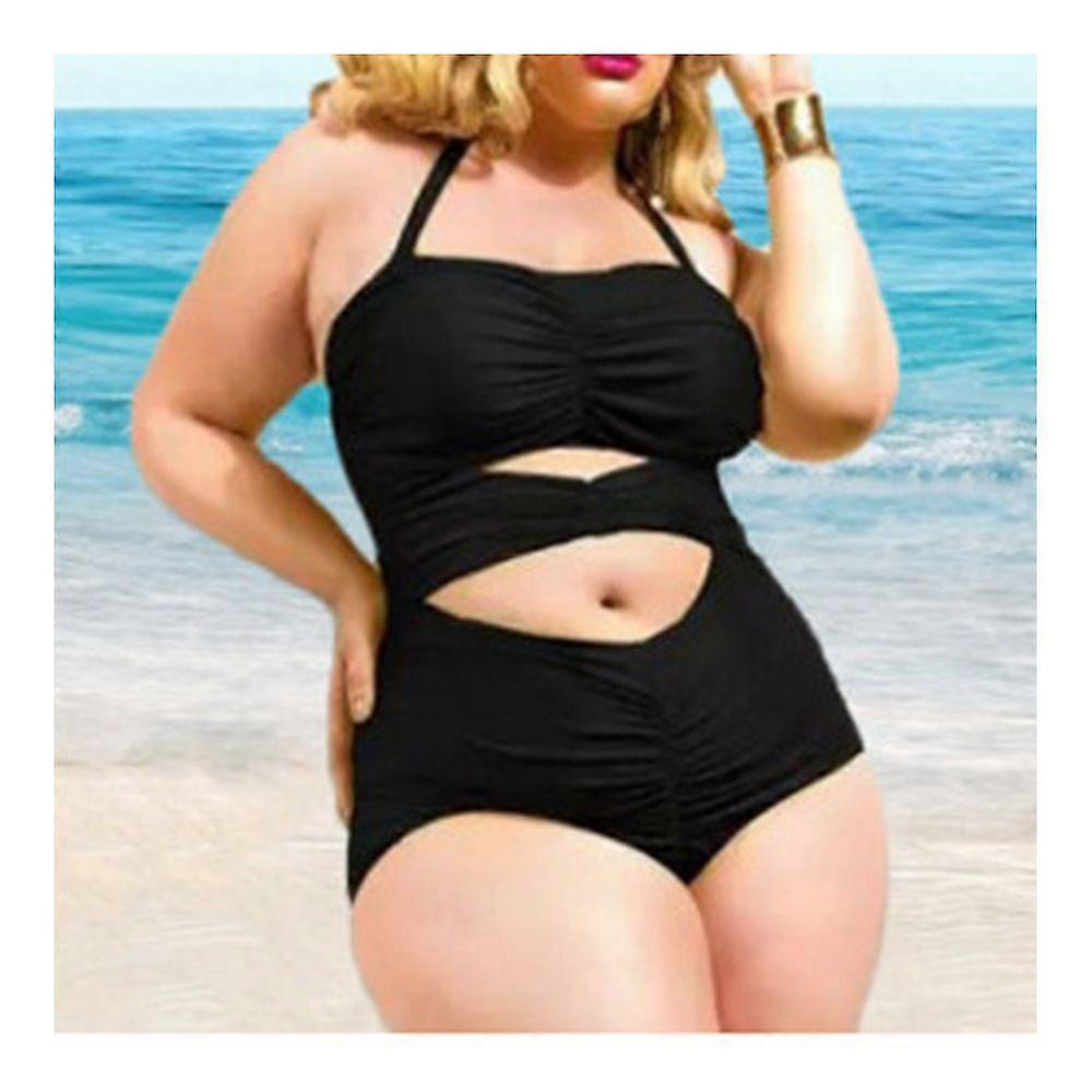 Fat Plus Size Slim One-piece Monokini Dame Badetøj Badedragt