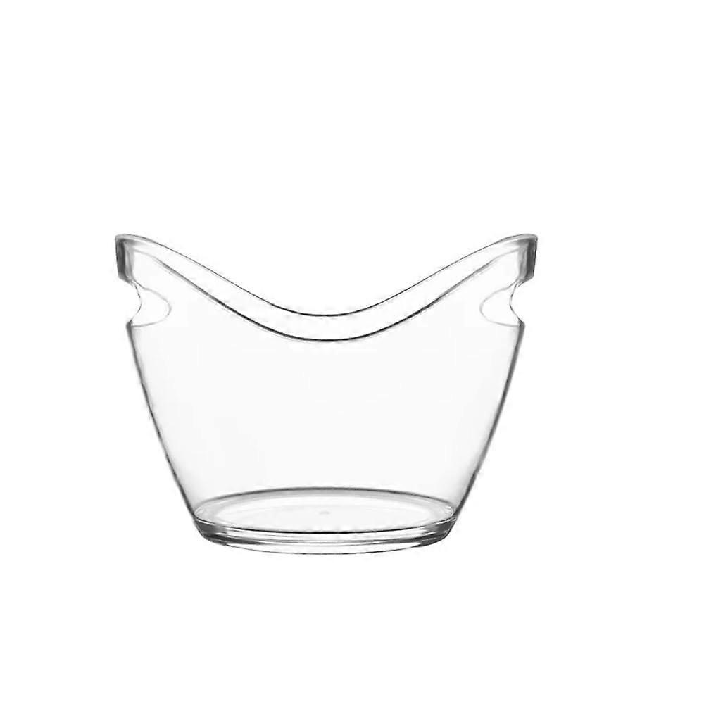 Ice Bucket Clear Acrylic, Bar Storage, Large Capacity
