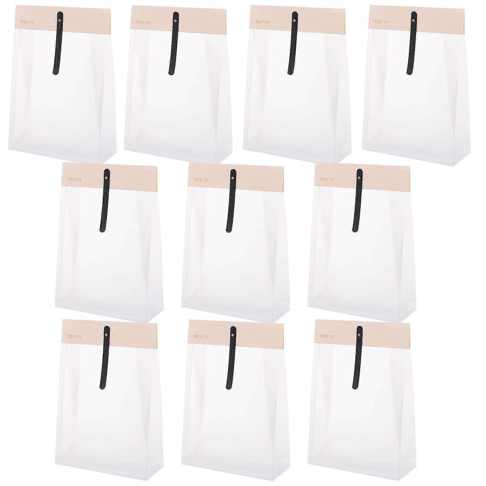 Gift Packaging Bag Biscuits Bags for Gift 10Pcs Lightweight Plastic Pouches