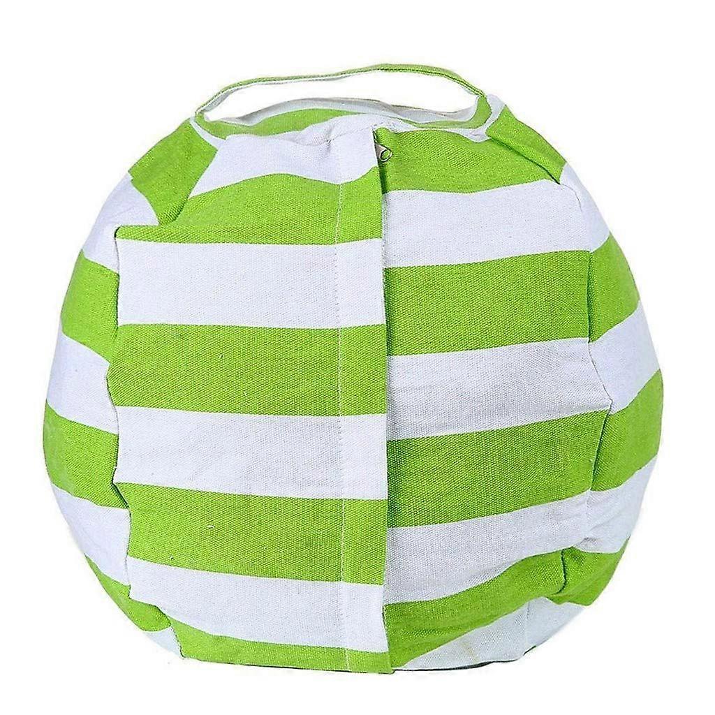 Soft Toy Storage Bag Bean Bag Seat Cushion Kids Soft (Green)