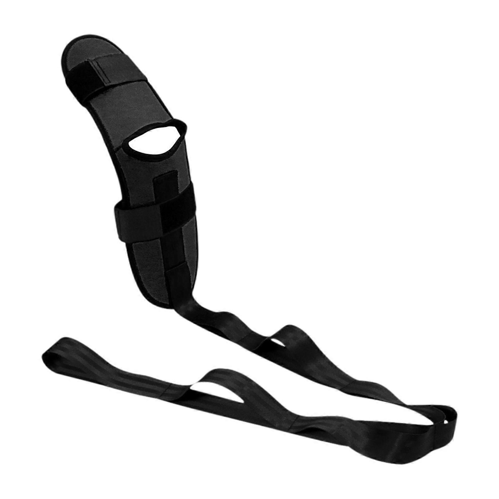 Stretch Strap with Loops Non Elastic Exercise Stretcher Stretch Out Strap