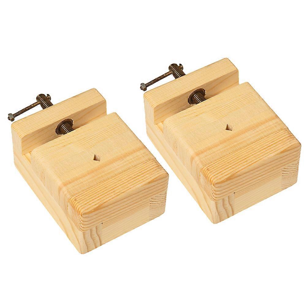 Wood Seal Fixing Tool Engraved Printing Fixing Tool Rectangular Hobbyists Holding Material Tightly 2Pack
