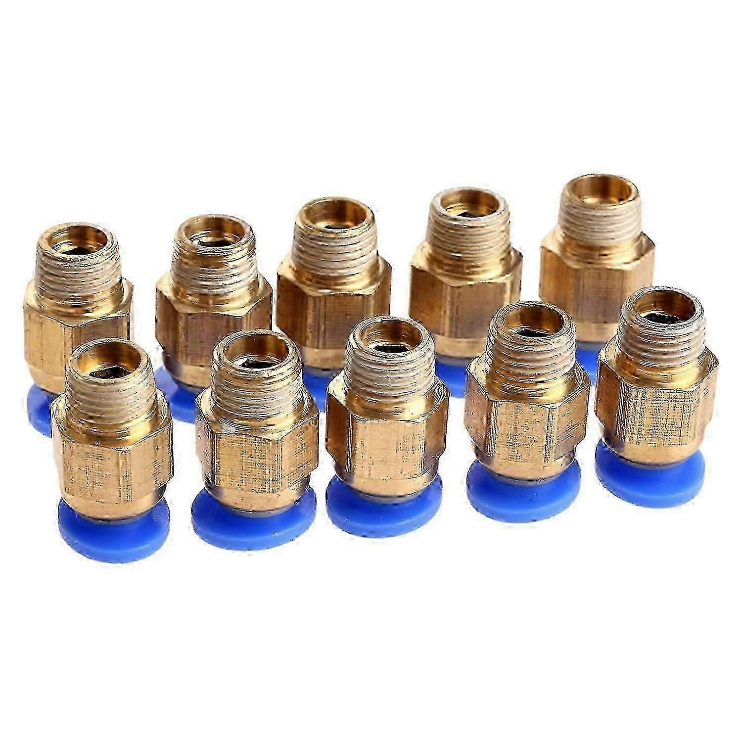 Mannlig gjenget luftrør Push-In pneumatisk hurtigkobling (3mm, PC6) 10 stk.d