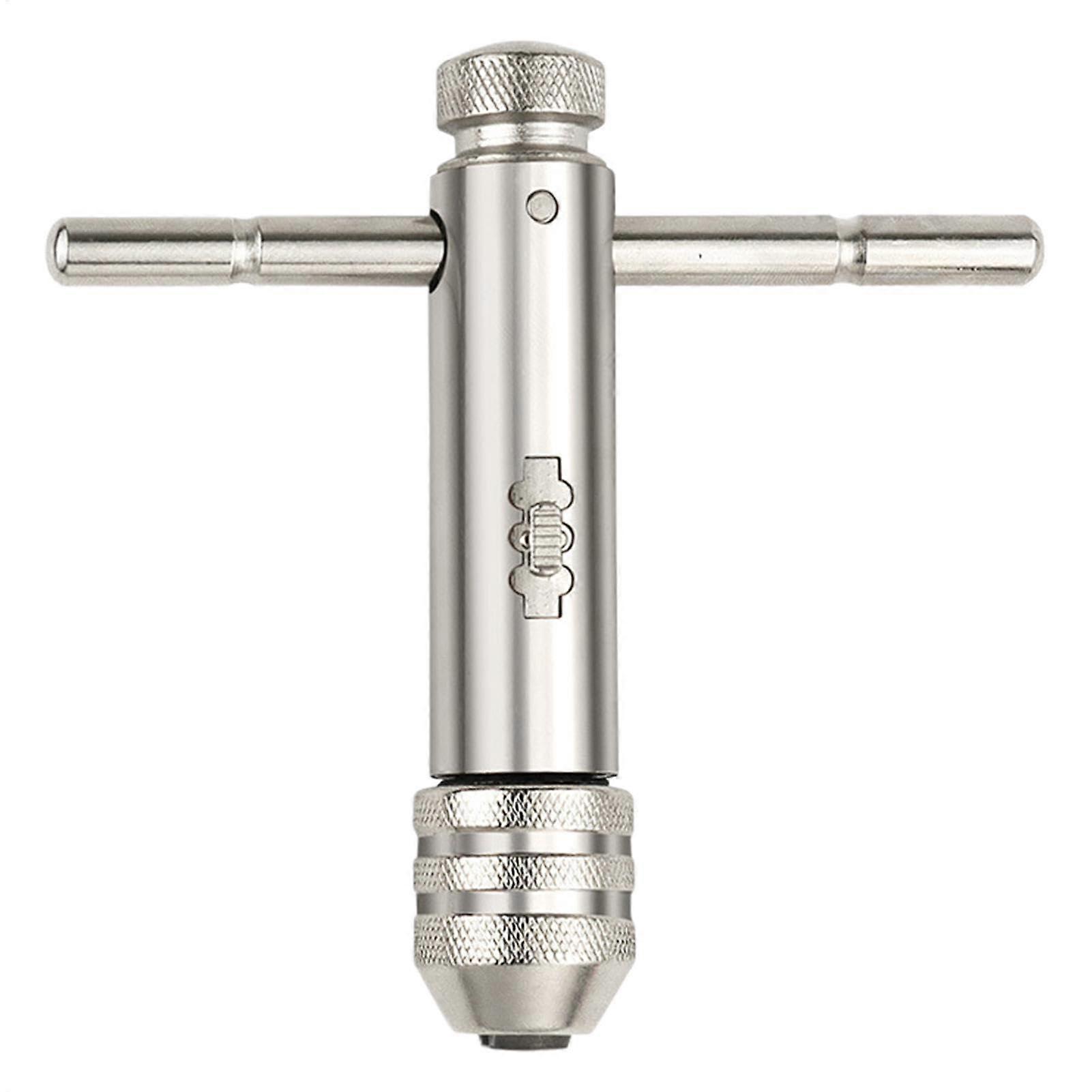 Ratschengewindebohrergriff – Rutschfester Gewindebohrgriff, Mehrzweck-Gewindeschneidwerkzeug, Handgewindewerkzeug für Reparatur