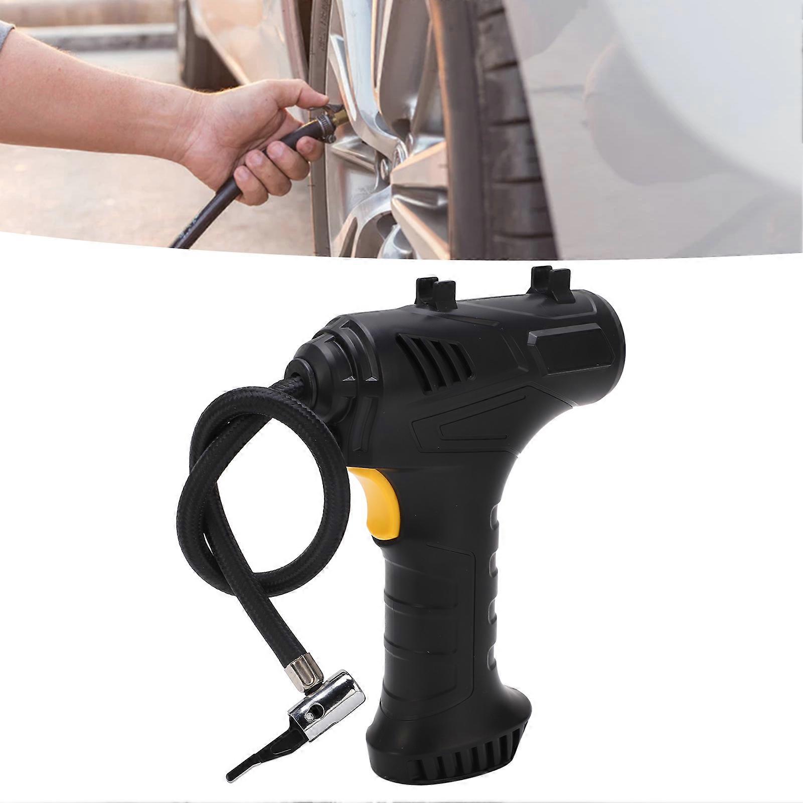Cordless Tire Inflator Digital Display Automatic Stop 120W Pump for Bike Vehicle 
