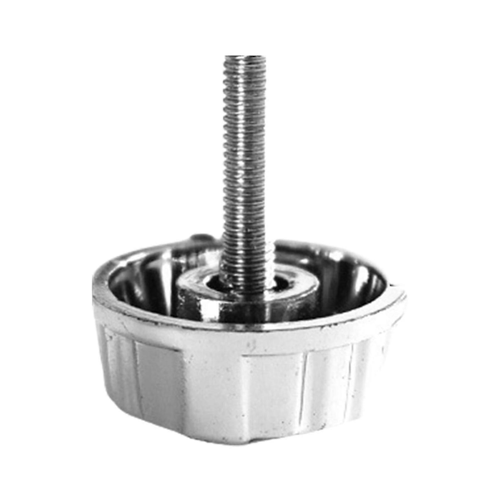 Standard Fishing Reel Handle Screw Caps, Fishing Reel Replacements Part Reel Handle Screws Nut Caps for Reel Handle silver
