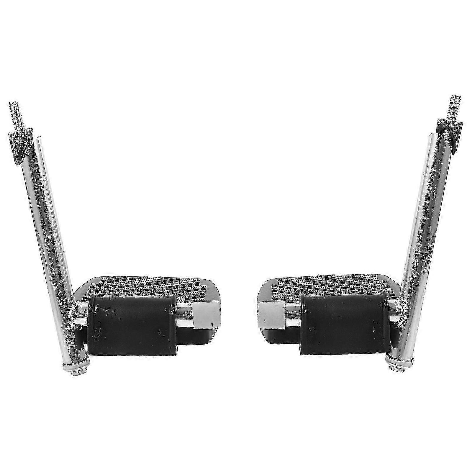 1 pár opěrky nohou invalidního vozíku Pedálová podložka nohou Náhradní opěrka nohou invalidního vozíku Univerzální část invalidního vozíku