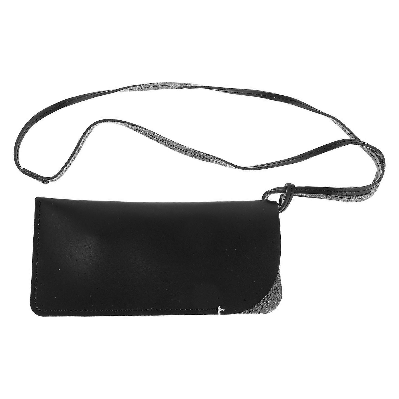 Portable Sunglasses Case With Neck Strap Multi-Functional Eyeglass Holder For Men And Women Storing Keys Phones And Small Items