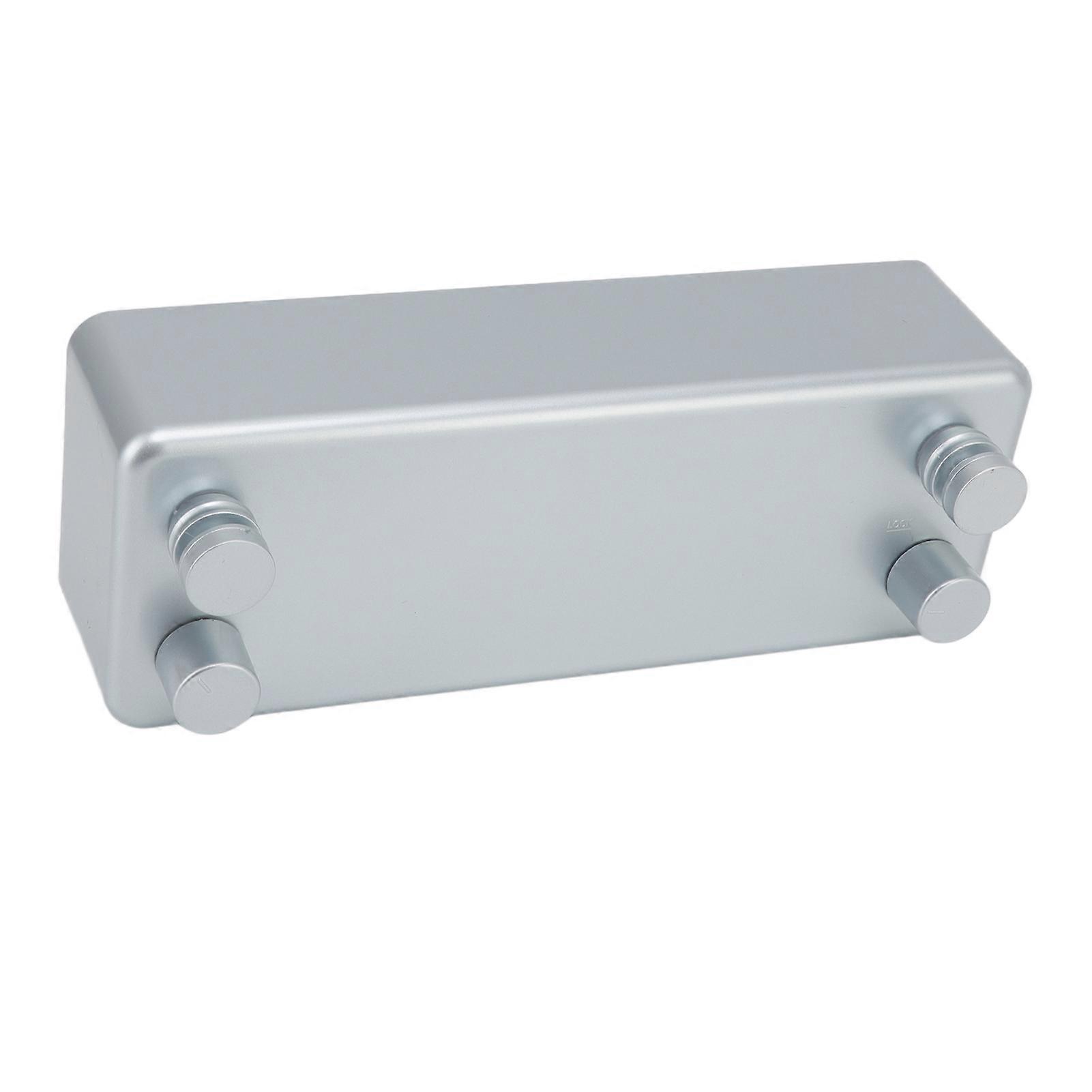 Retractable Clothesline Wall Mounted Heavy Duty Thickened Stainless Steel Double Laundry Line for Balcony Hotel 13.8ft Silver 