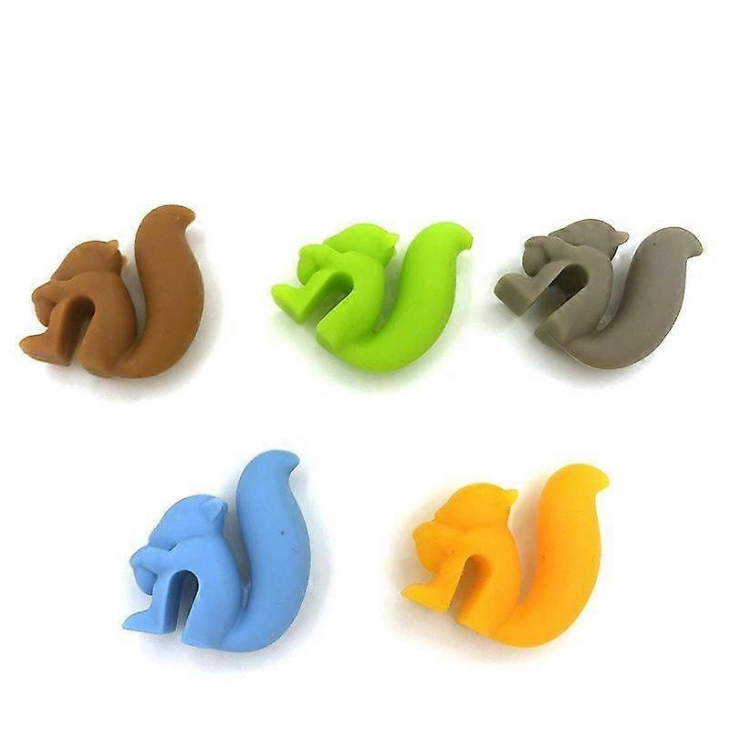 Silicone Squirrel Wine Cup Teacup Recognizer