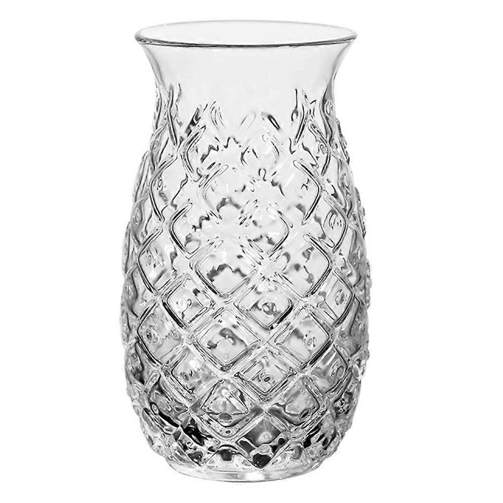 Relief Pattern Cup 1Pcs Transparent Glass Water Cup for Storage