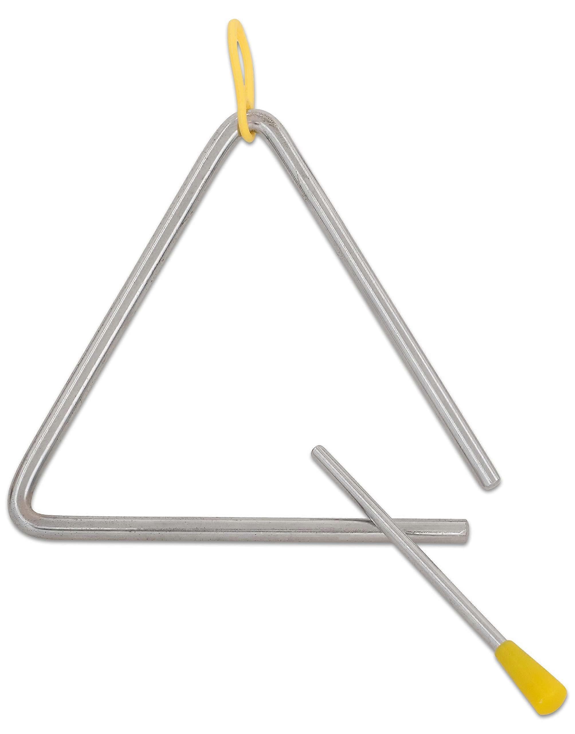 Music Triangle 7.6 Mm Thick Beater Included For Music School Instrument