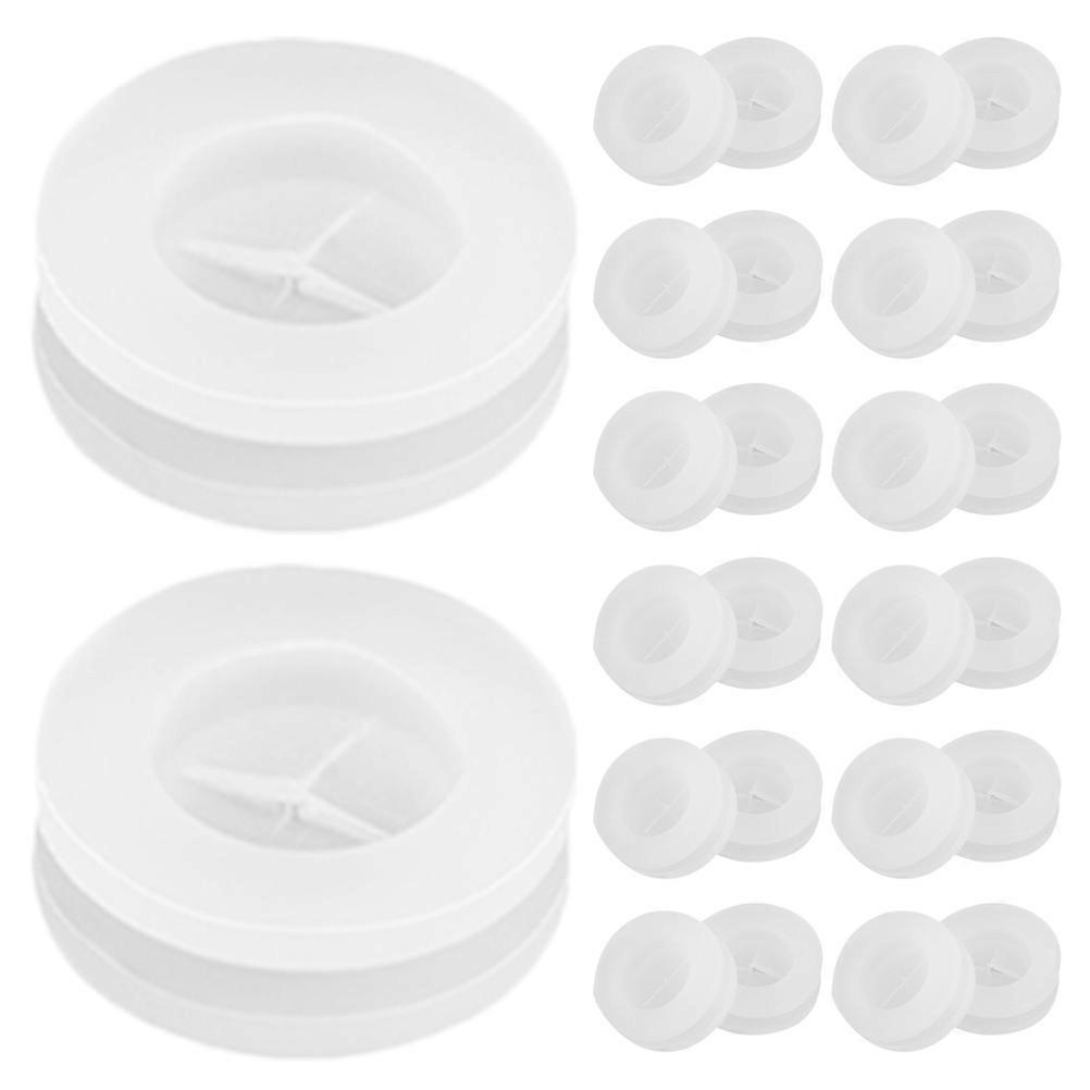 30pcs Silicone Straw Grommets for Tumbler Cups – Leakproof Straw Hole Plugs for Freshness & Debris Protection
