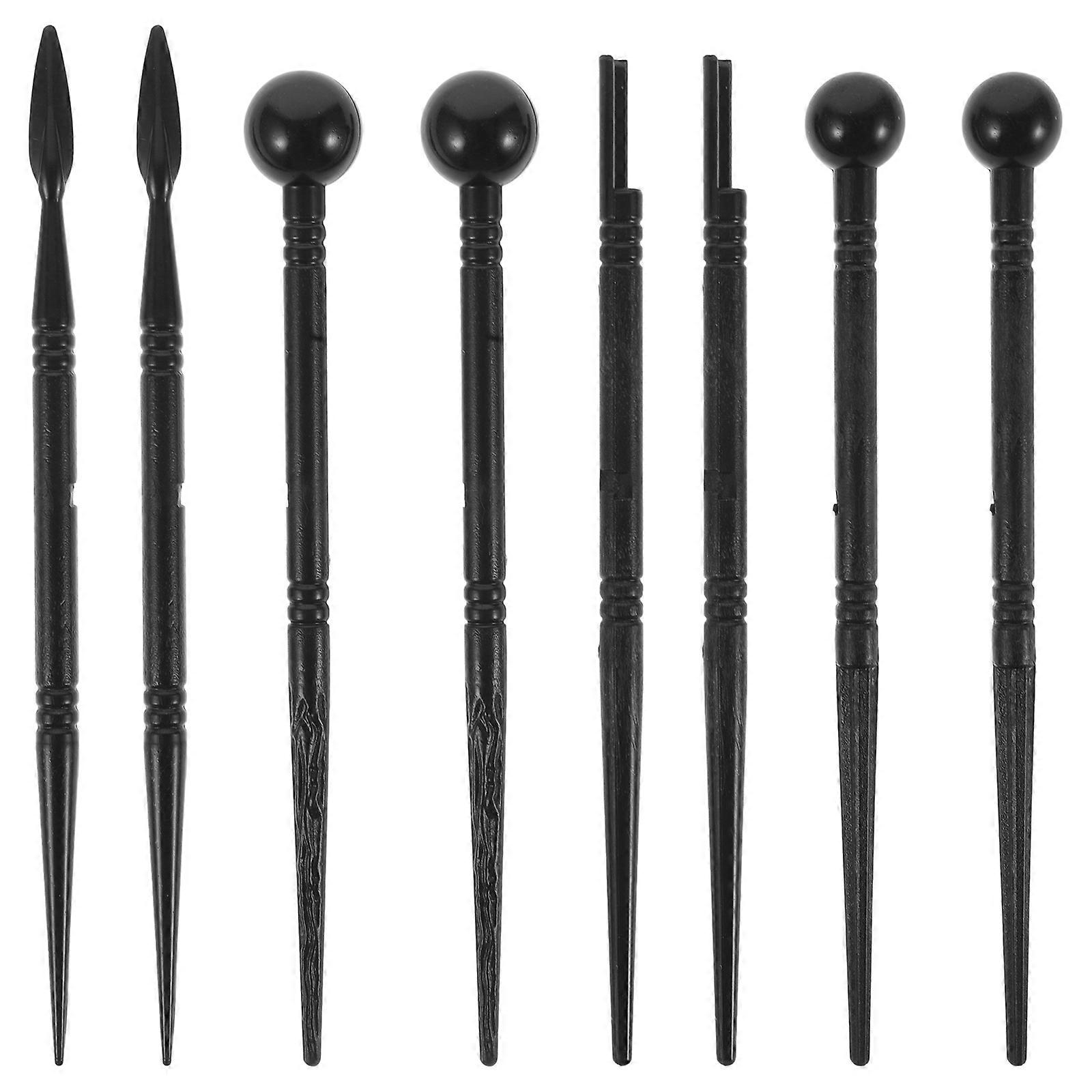 Polymer Clay Tools Set Indentation Pens Texture Creation 8Pcs