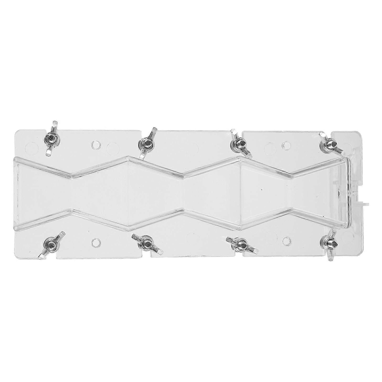 قوالب إبداعية هندسية مصممة شمعة صنع قالب للشموع اليدوية المعدنية 8x22 سم DIY Art 1Pack