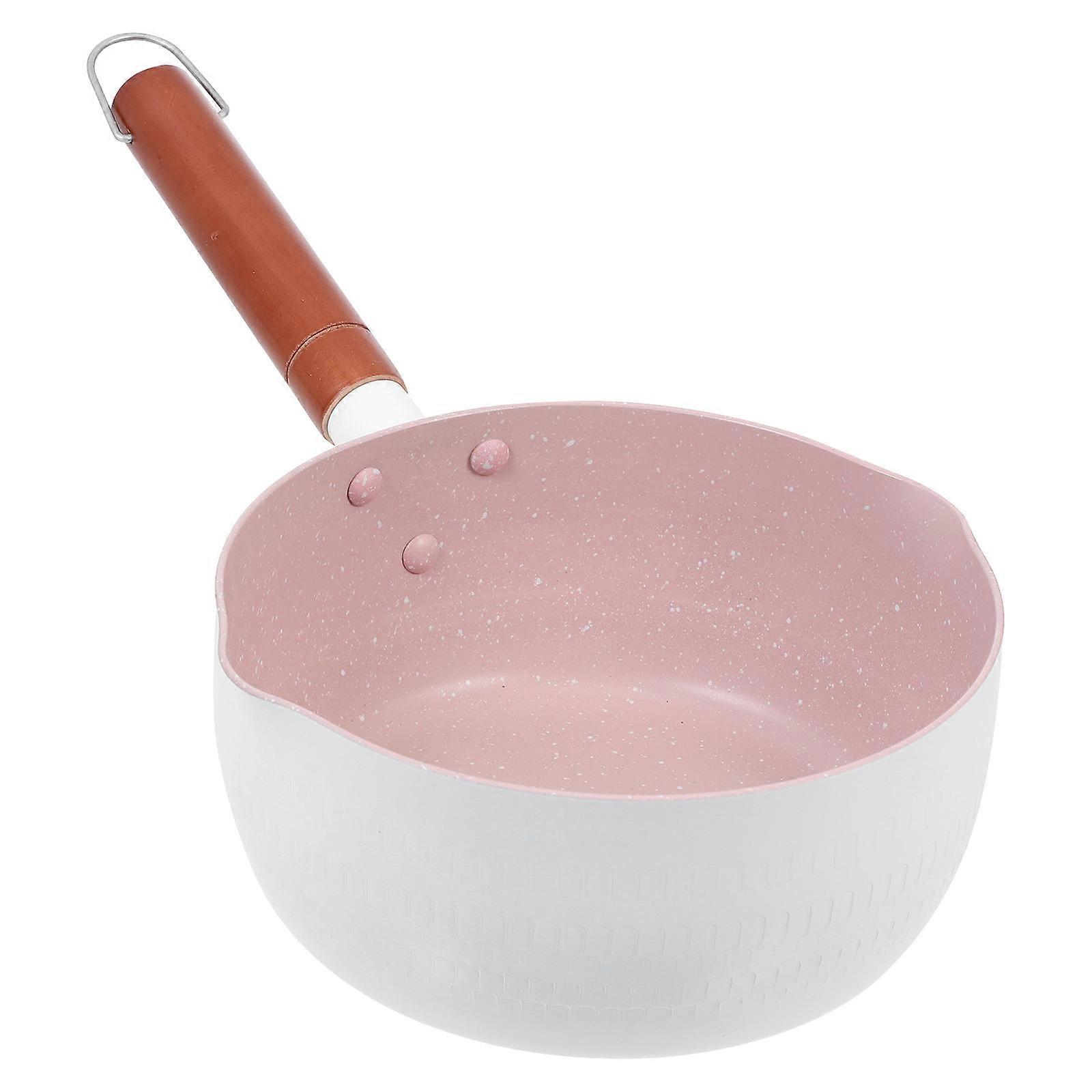 Soup Serving Pot Japanese Style Milk Boiler Pot Dorm Use 18cm Maifan Stone 1Pcs