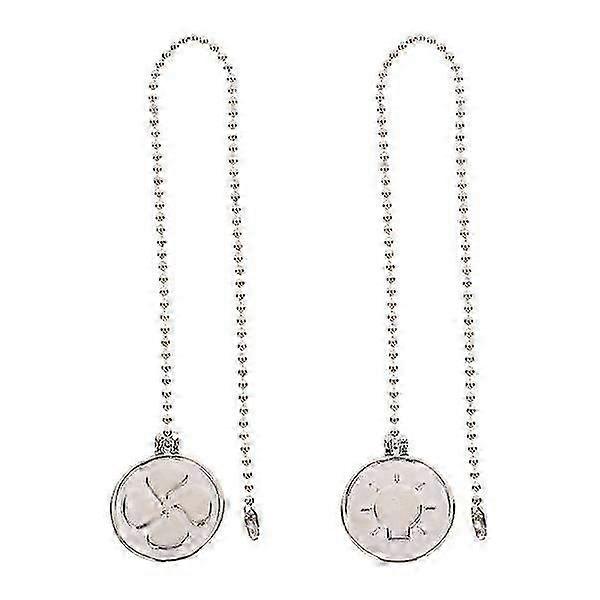 装饰吊扇拉手 - 2 件装枝形吊灯金属链