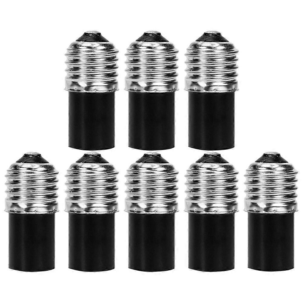 Lamp Base Socket Converter Light Bulb Converter for General Users in Office and Hallway 5.50X2.50X2.50cm Material 8Pcs