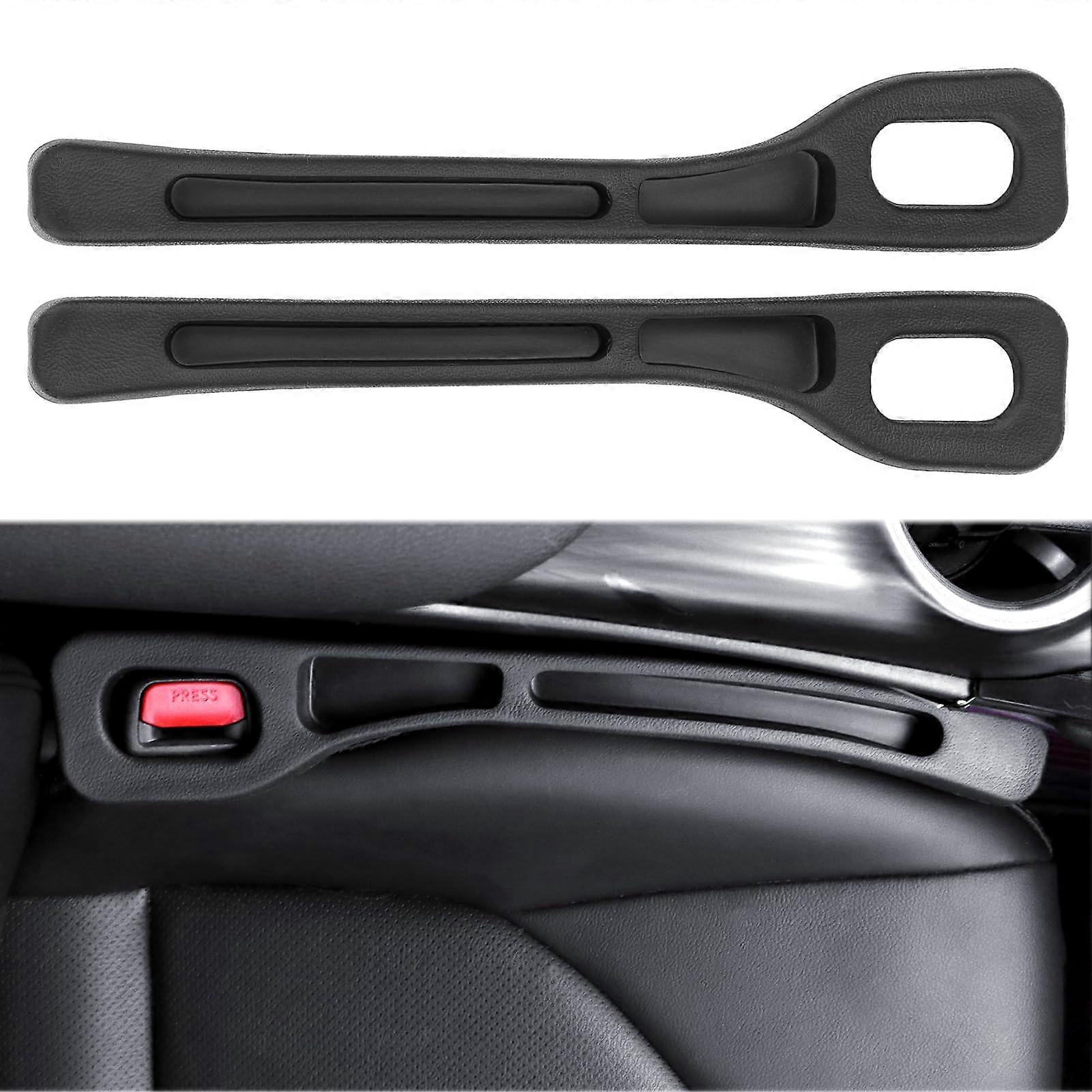 Pack of 2 Car Seat Gap Organiser, Universal Storage Box, Car Seat Gap Filler, Durable and Practical Gap Plugs