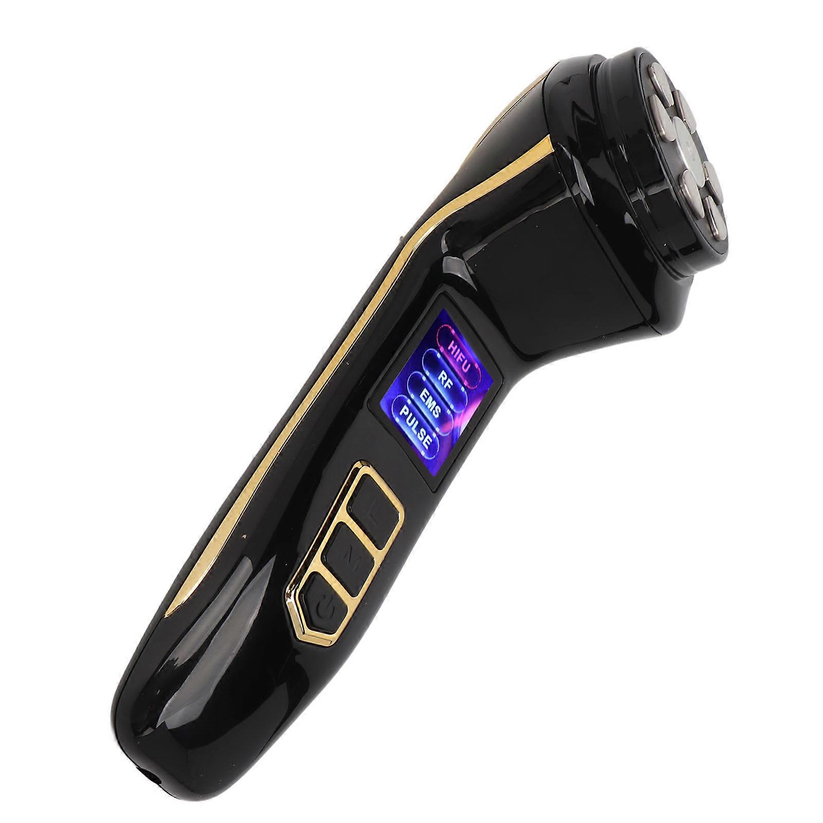 RF Skin Tightening Device Improve Elasticity Micro Current Face Beauty Machine 100‑240V US Plug 