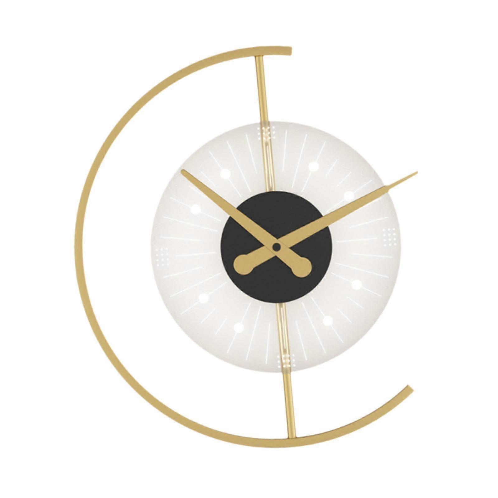 Nordic Clock Lamp LED Light Warm White For Office And Home Desk Clock Lamp Nordic Style Indoor Decoration