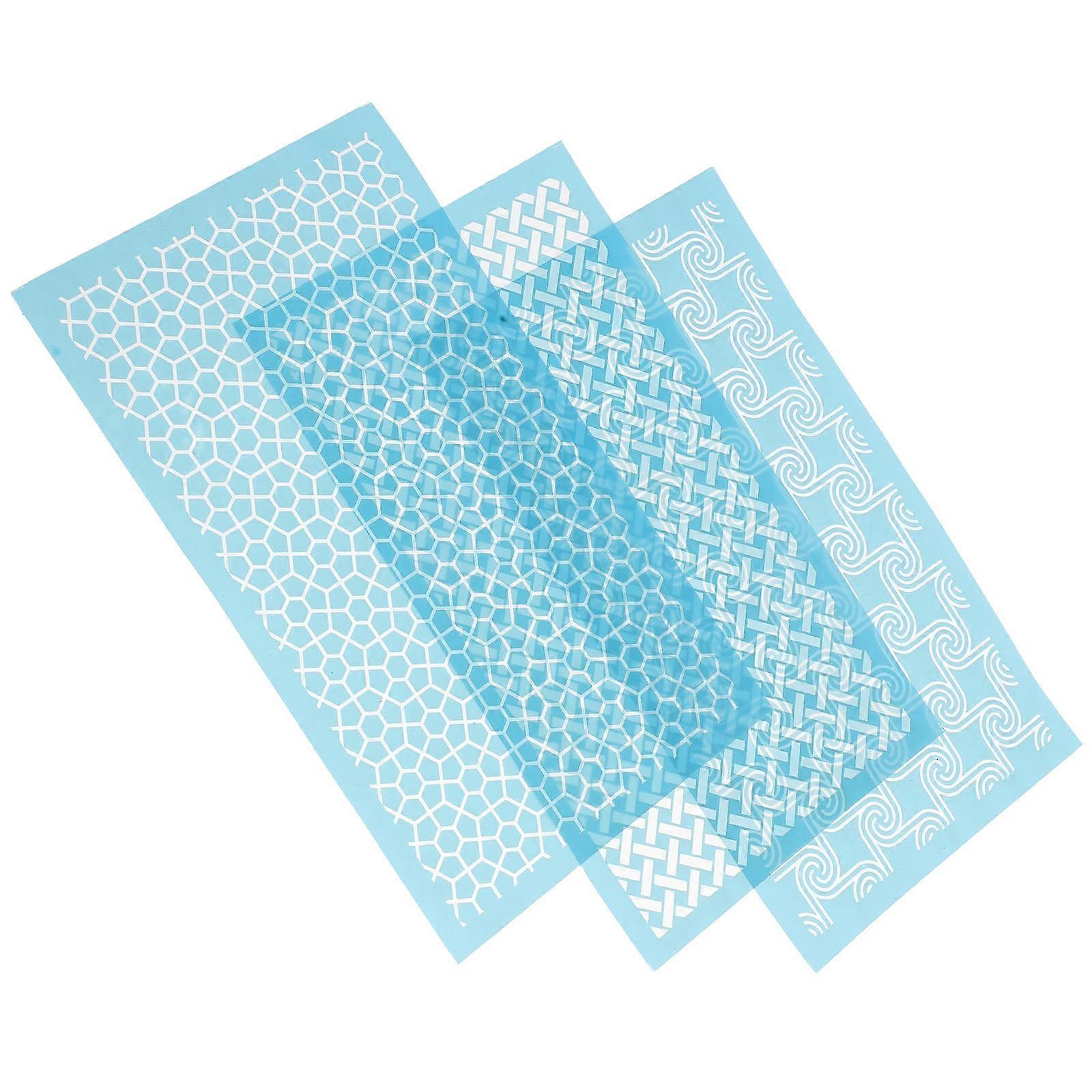 Printing On Polymer Clay Molds 3Pcs Craft Making Kit Ideal For Jewelry Tools With Rounded Edges