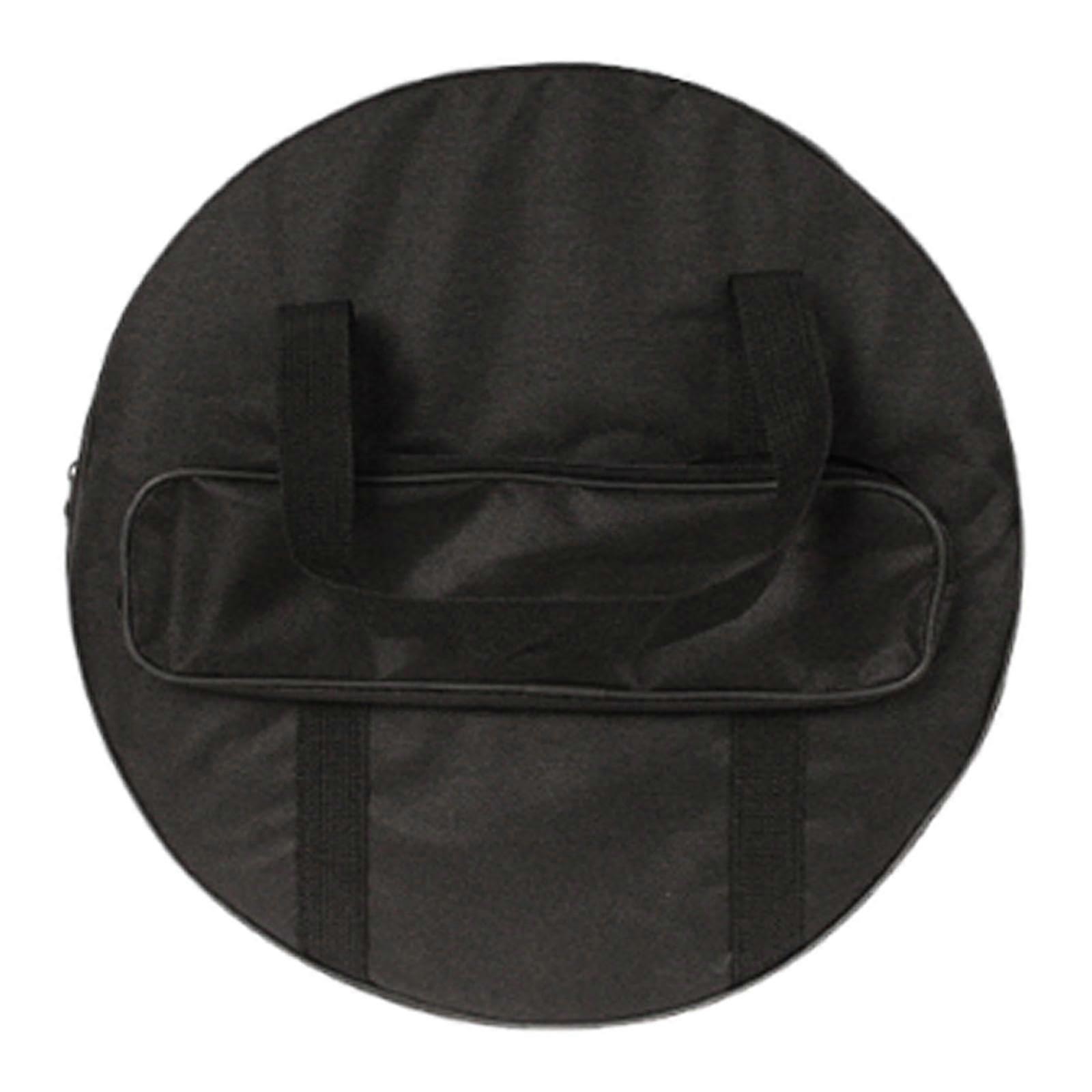 Pouch with carrying bag, soft lining Oxford fabric gong bag, storage bag for travel, performance show stage practice, 35cm x 5.5cm