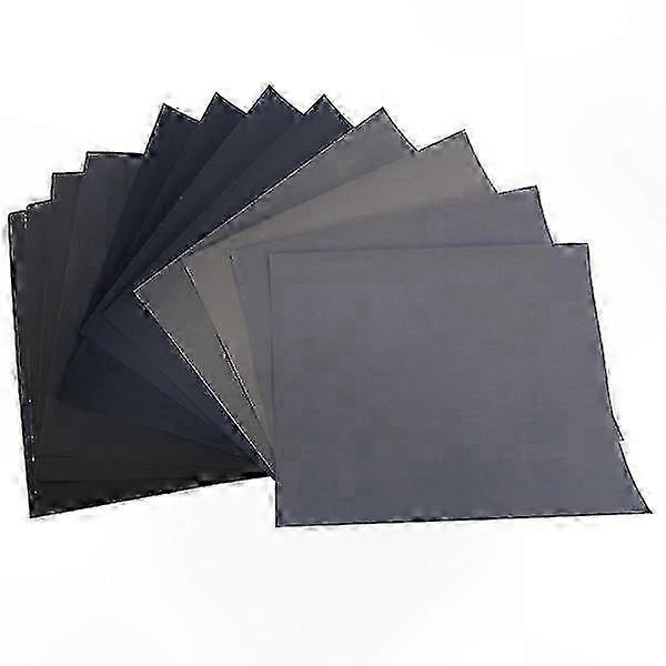 Premium Sandpaper Set, 12-Pack, Grit Range 1500-7000