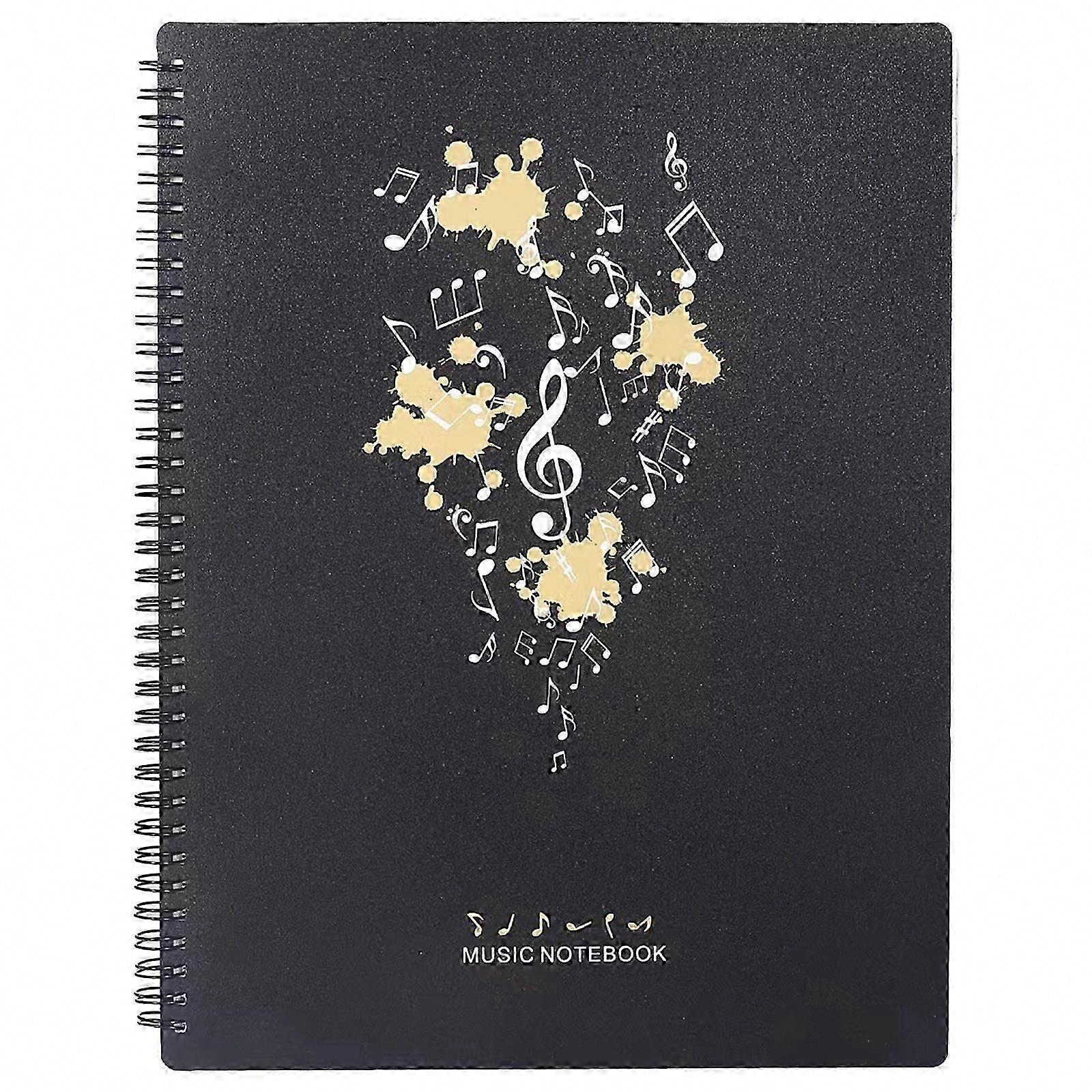 Band Sheet Music Holder Blanks Spirals Music Binder Music Sheet File Paper Storage Folder Storage Organizer Easy to Use