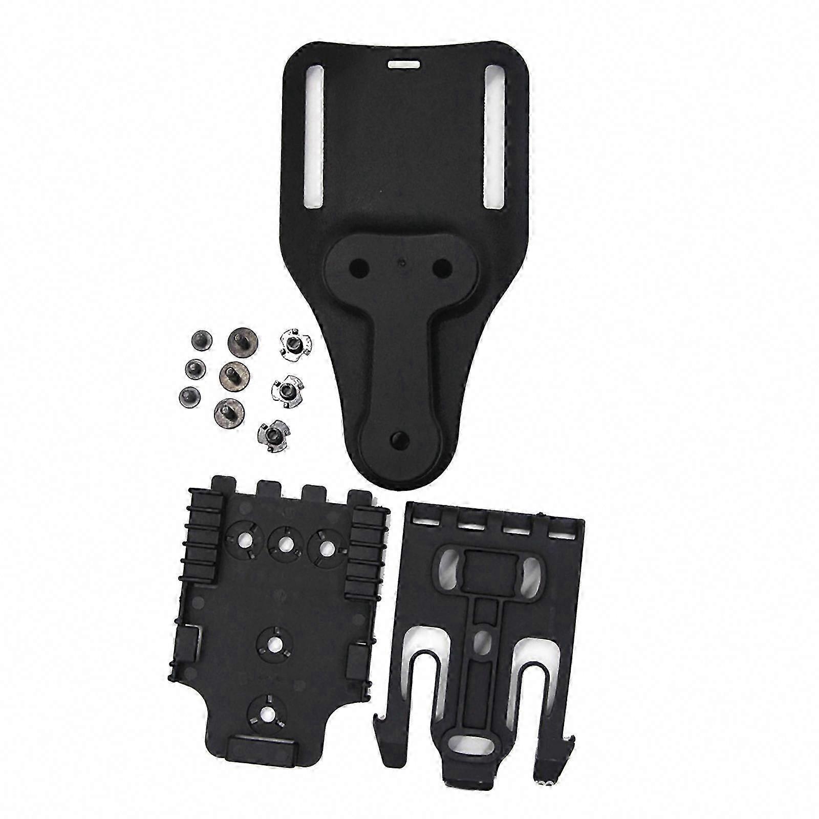 Tactically Quick Locking System Kits Holsters Adapter Drop Leg Strap Waist Belt Loop Paddle Holsters Platform Adapter Sand color