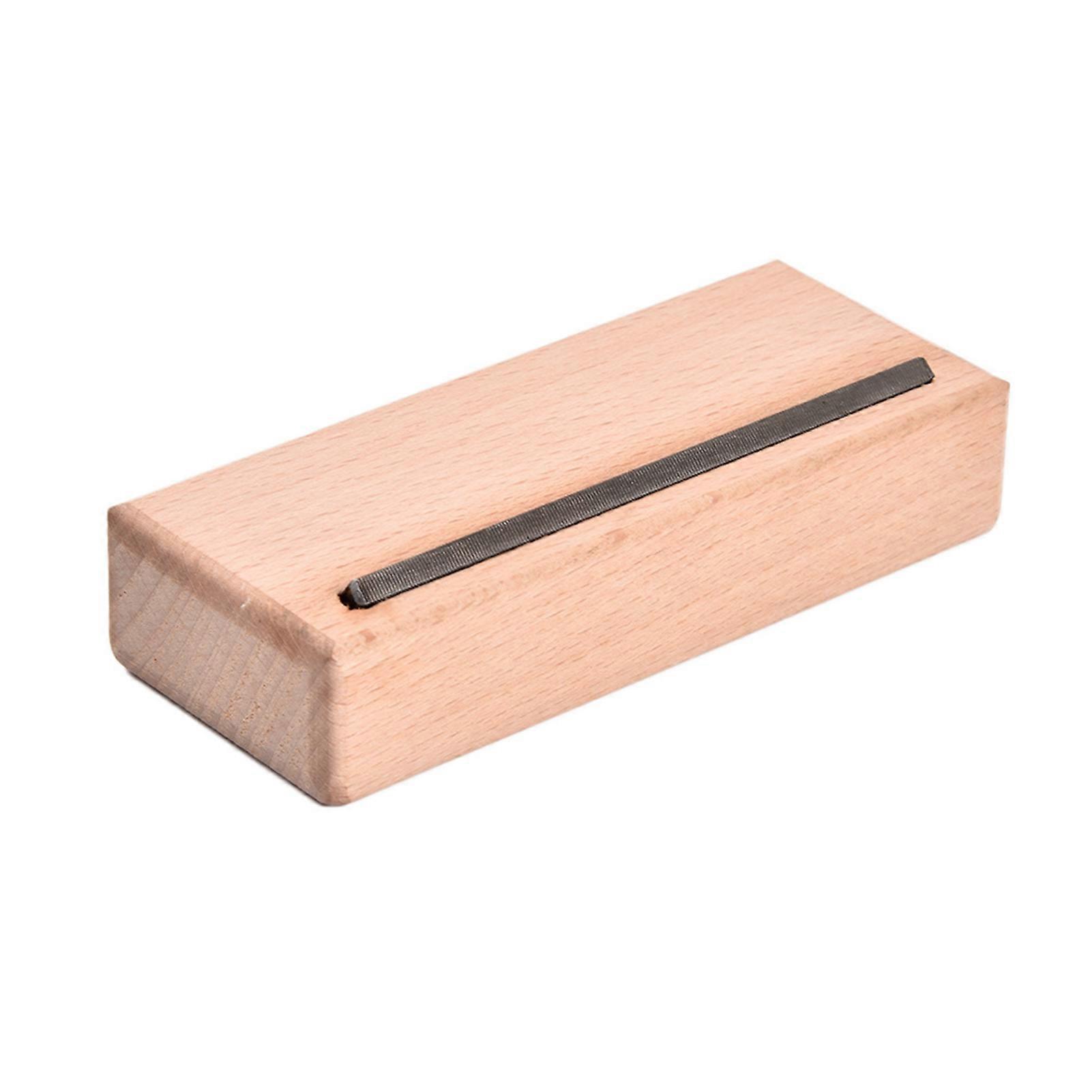 Guitar Fret Bevel File 45 Degree Chamfer Tool for Luthier, Precise Fretboard Edge Filing for Instrument Repair and Maintenance