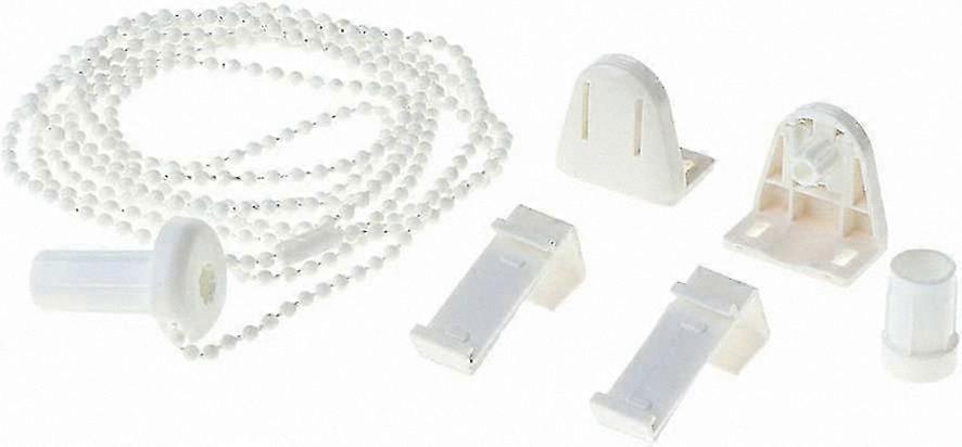 Adjustable Roller Curtain Bracket with 17mm Shade Chain and Clutch Set for Machine Operation