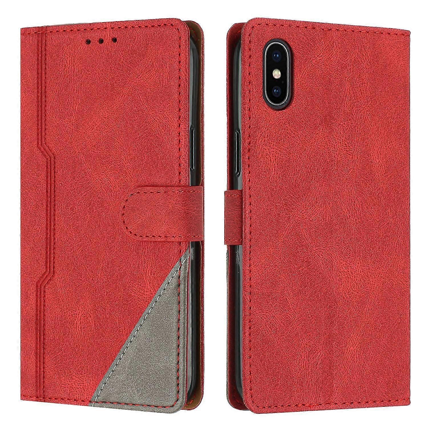 Leather Magnetic Clasp Case with Flip Wallet Stand Function Cover for