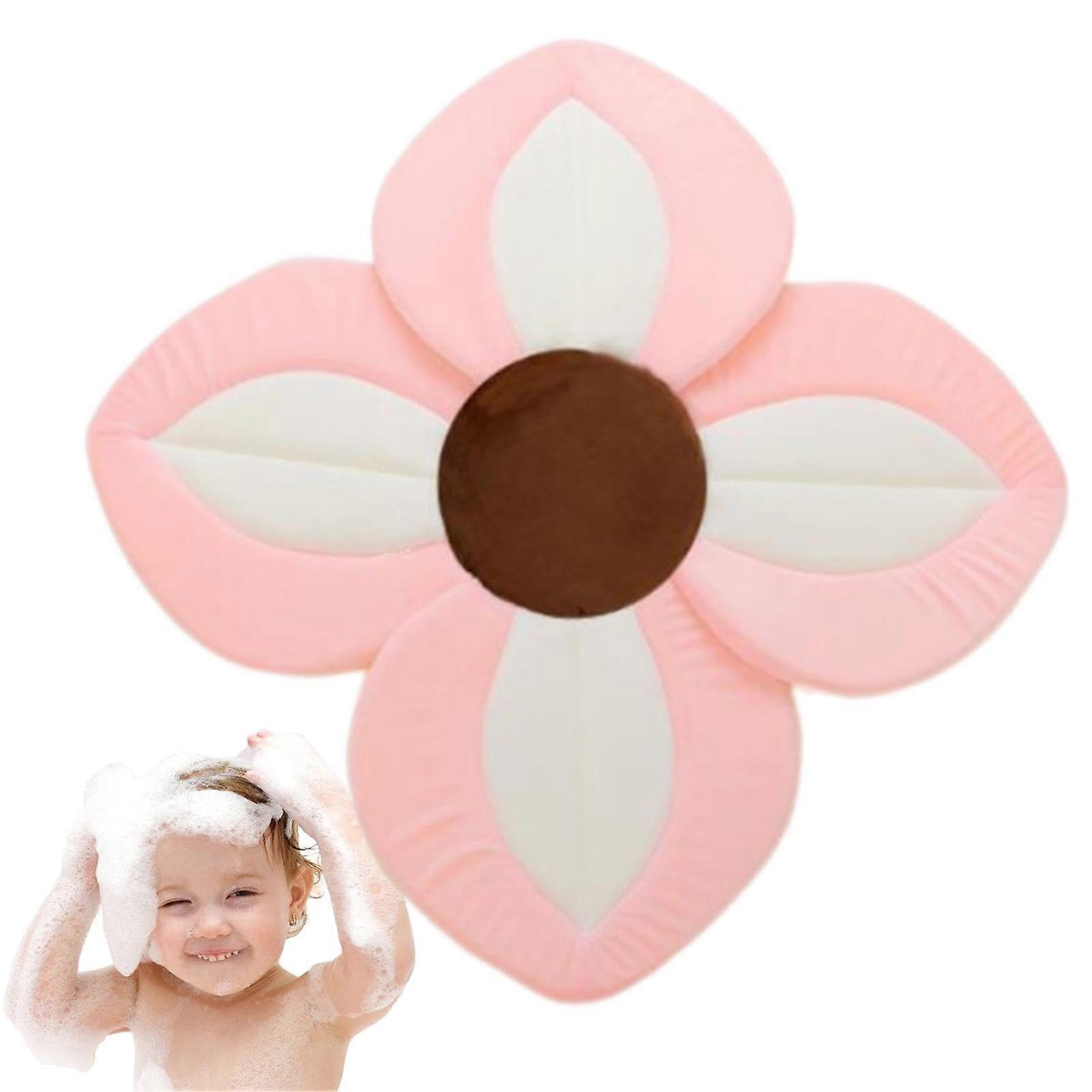 Nonslip petalshaped bathtub mat for babies Flower design, Pink
