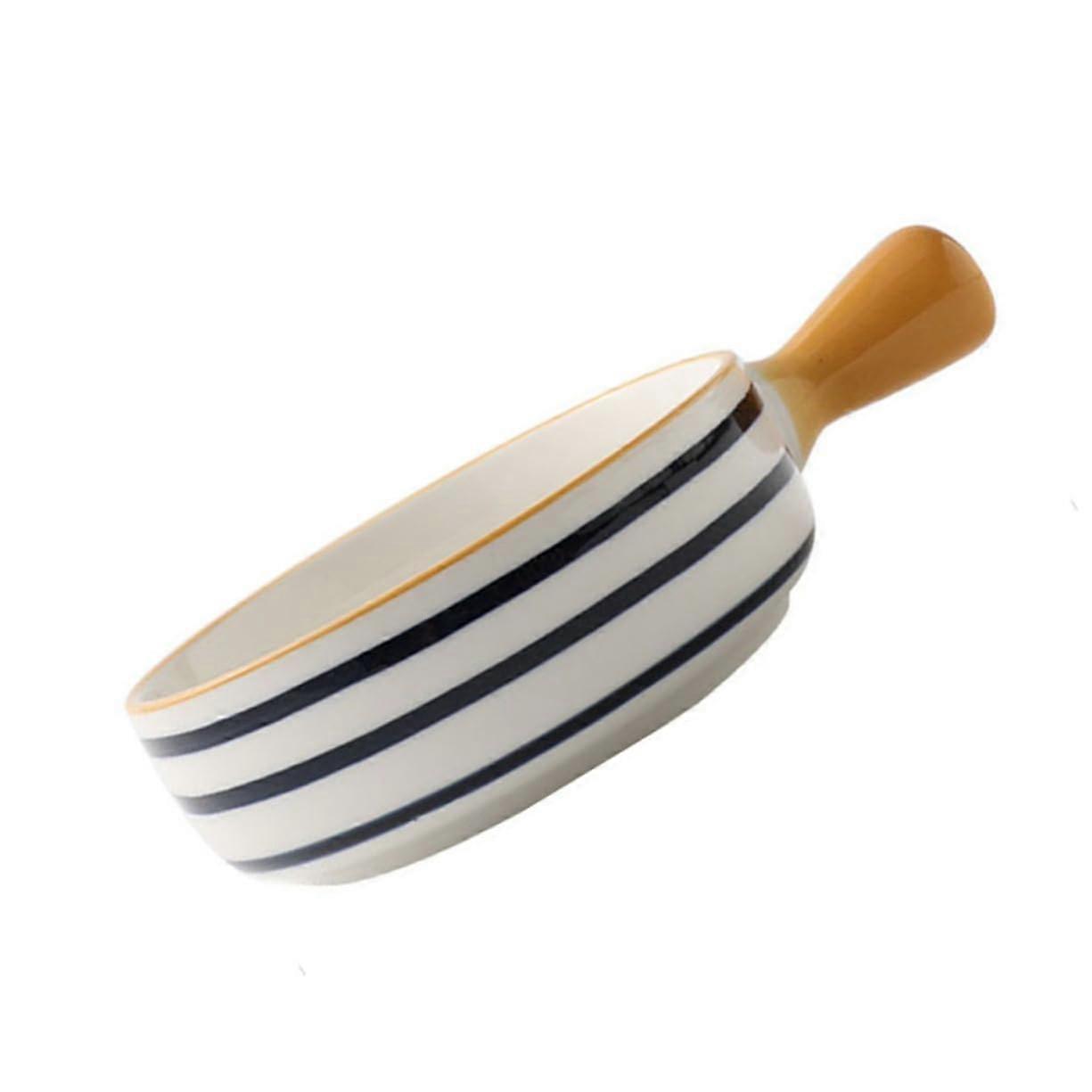 Noodle bowl with handle, baking noodle bowl, pasta porcelain soup bowls with handles
