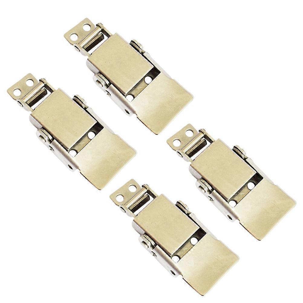 Spring Latch Locking Mechanism Stainless Steel for General Users 7x4x3cm Silver Household Hardware