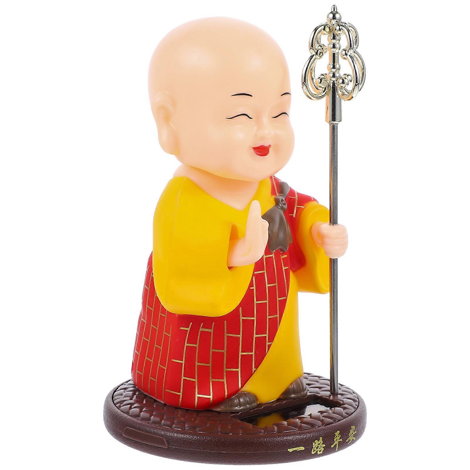 Dashboard Ornament for Decor Multi Color ABS Material Solar Powered 1 Piece