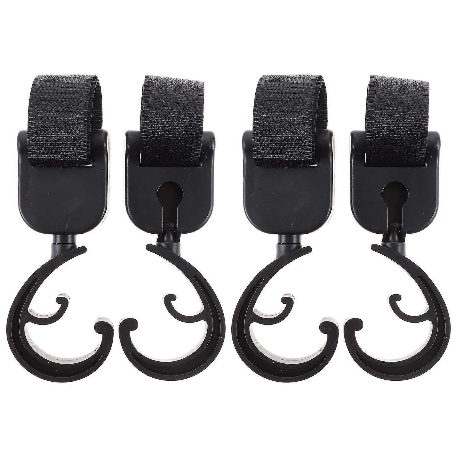 Bicycle Handlebar Hook 4Pcs Black Storage Solution For Daily Use Perfect For Men And Women