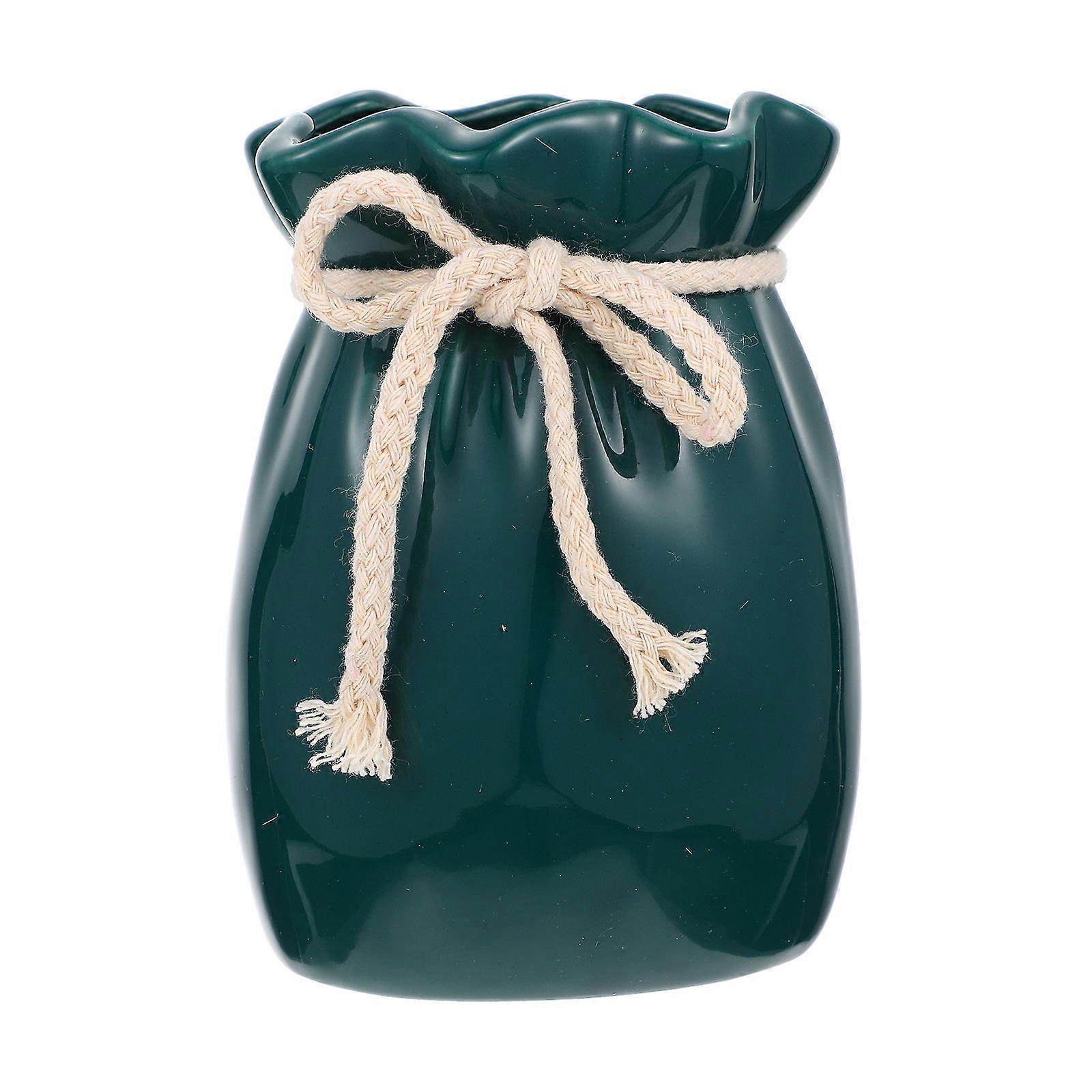 Decorative Flower Vase With Round Edges For Home And Office Decoration 1Pcs