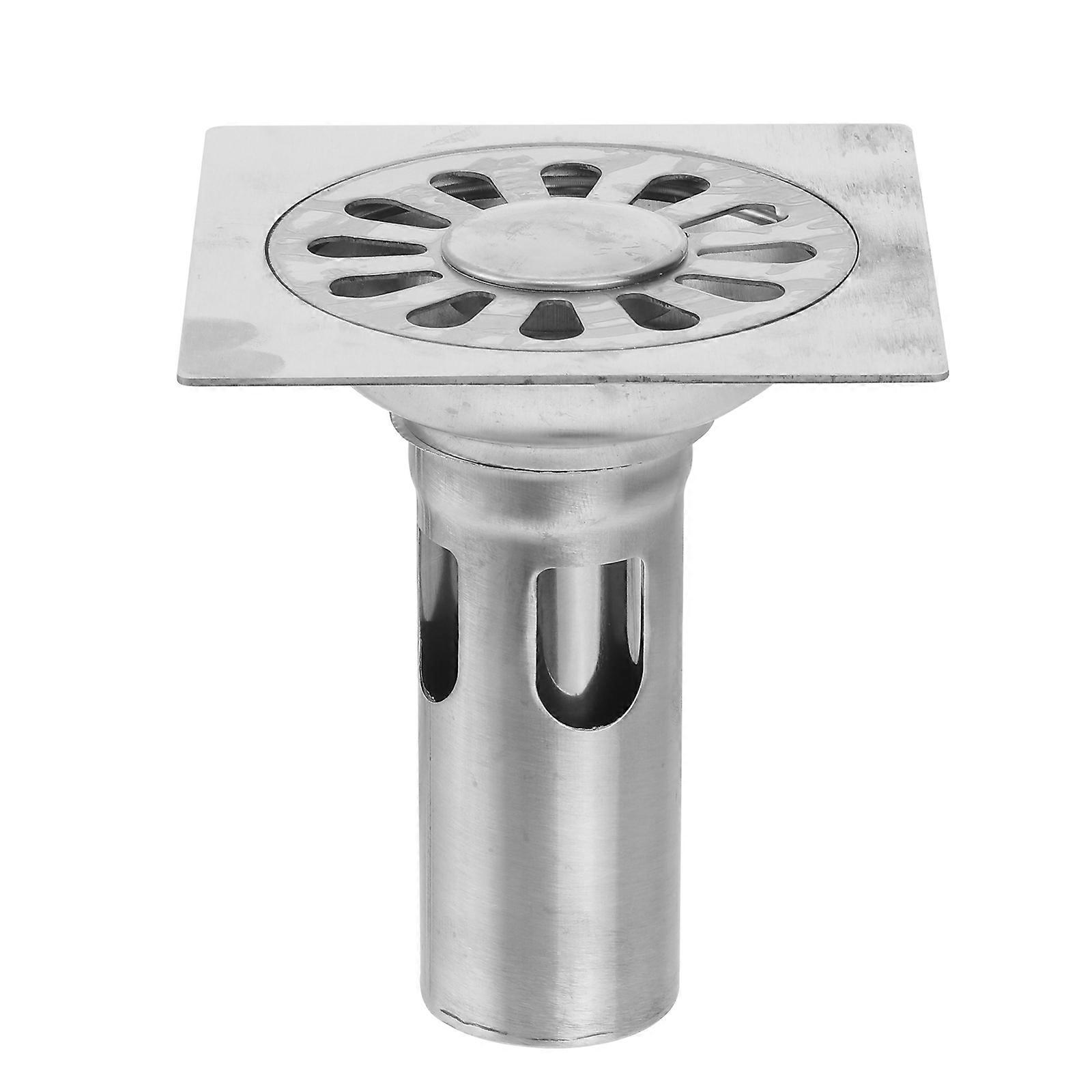 Modern Stainless Steel Floor Drain Insect Proof For Home Improvement Projects 11 X 10 X 10 Cm Quality 1Pcs