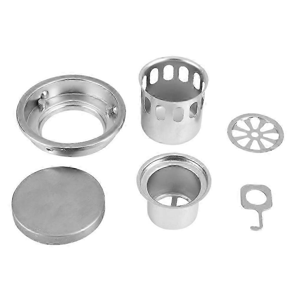 Large Caliber Stainless Steel Circular Anti-Odor Bathroom Floor Drainer - 11CM Invisible Drain Cover for Odor Control